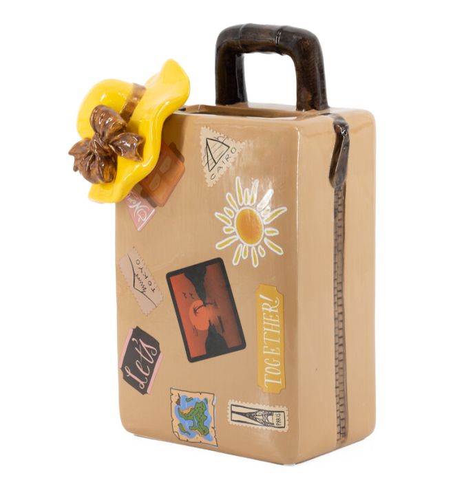 Aardewerk vaas 'Koffer'