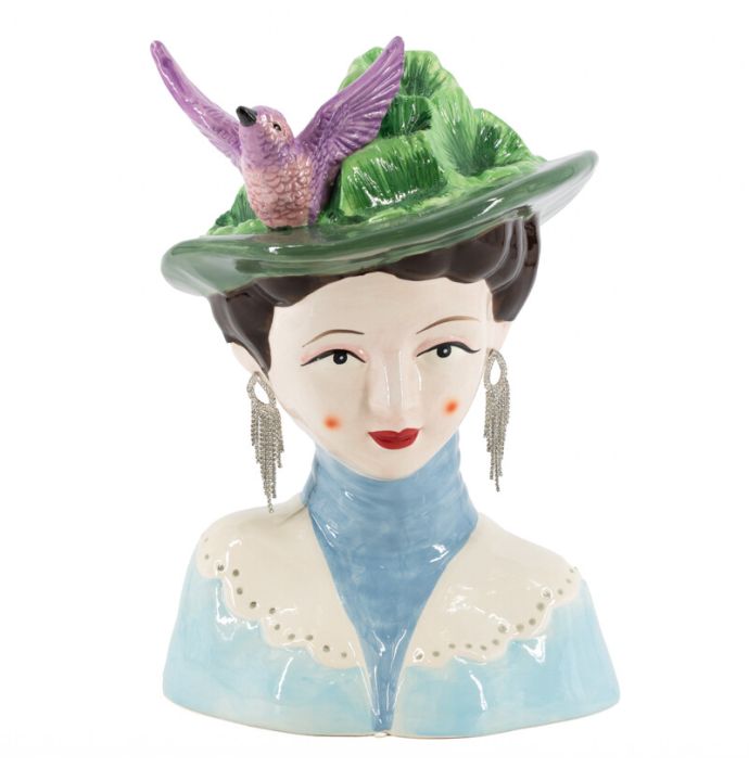 Aardewerk vaas 'Dame hoed'