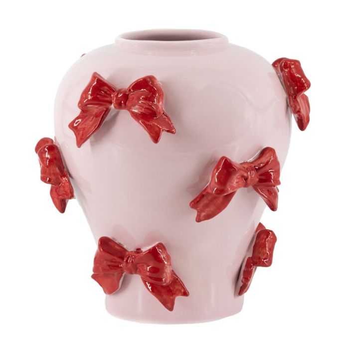 Aardewerk vaas 'Bows'