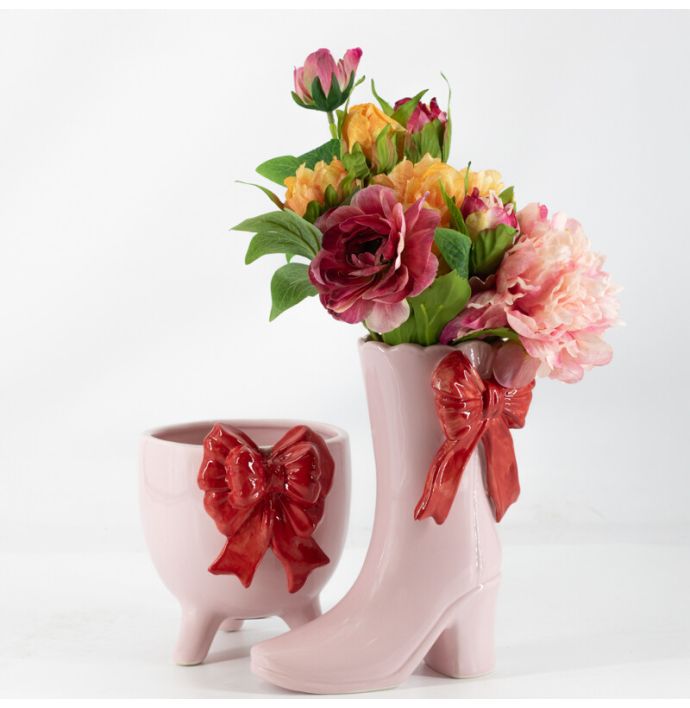 Aardewerk vaas 'Bow'