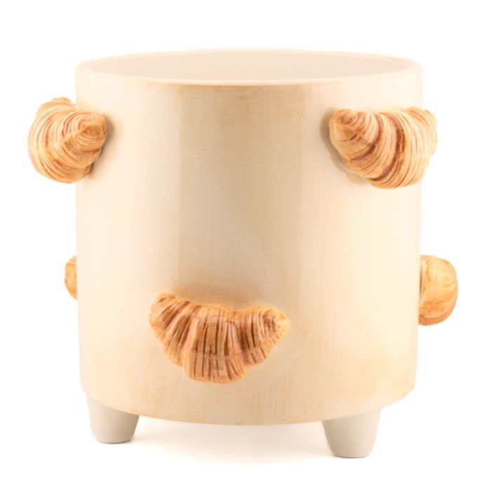 Aardewerk vaas croissants