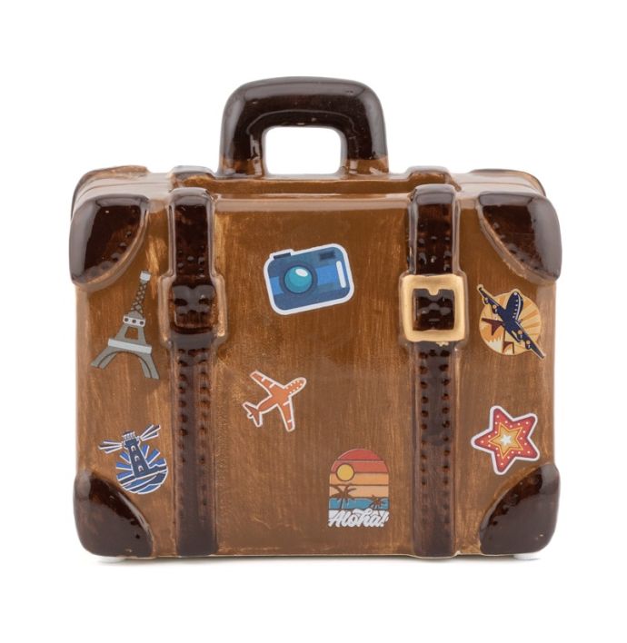 Aardewerk vaas koffer S