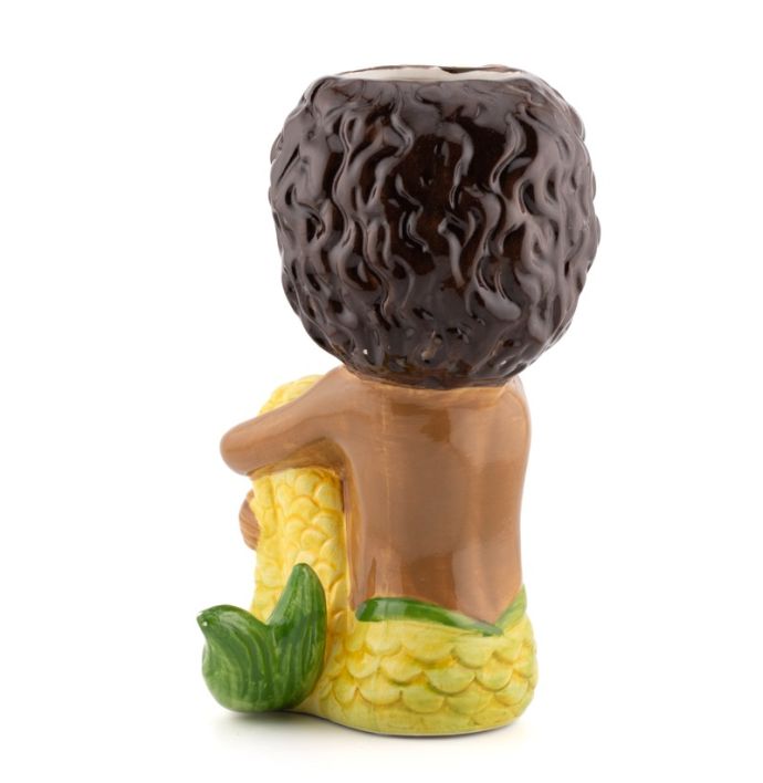 Aardewerk vaas mermaid S