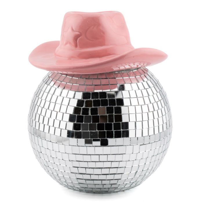 Spaarpot discobal hoed 