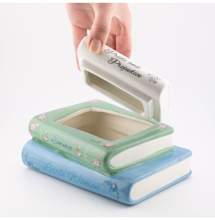 Aardewerk opberger boeken