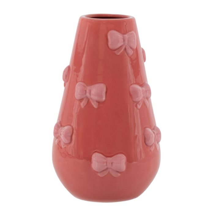 Aardewerk vaas 'Soft bows'