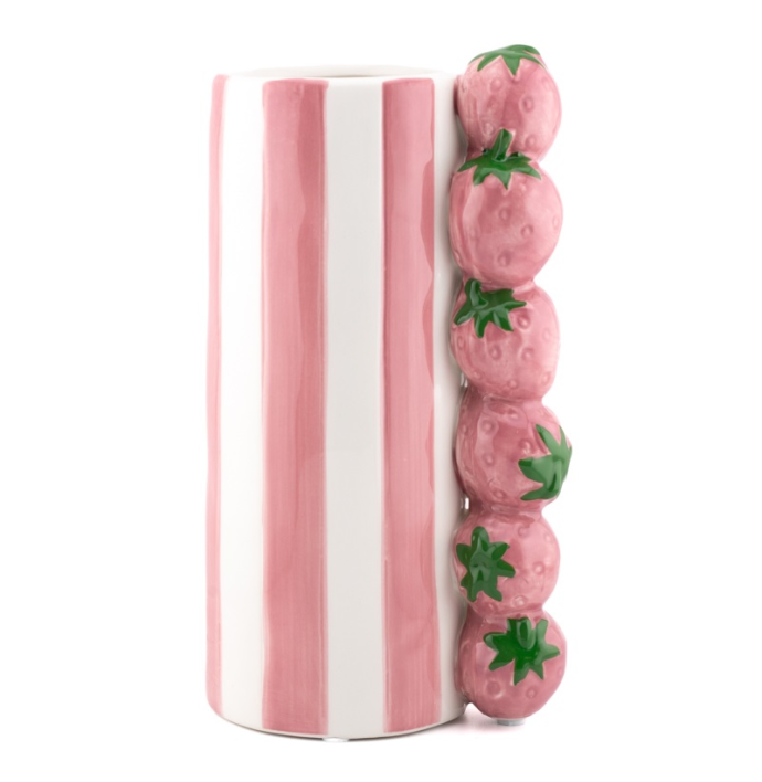 Aardewerk vaas aardbei