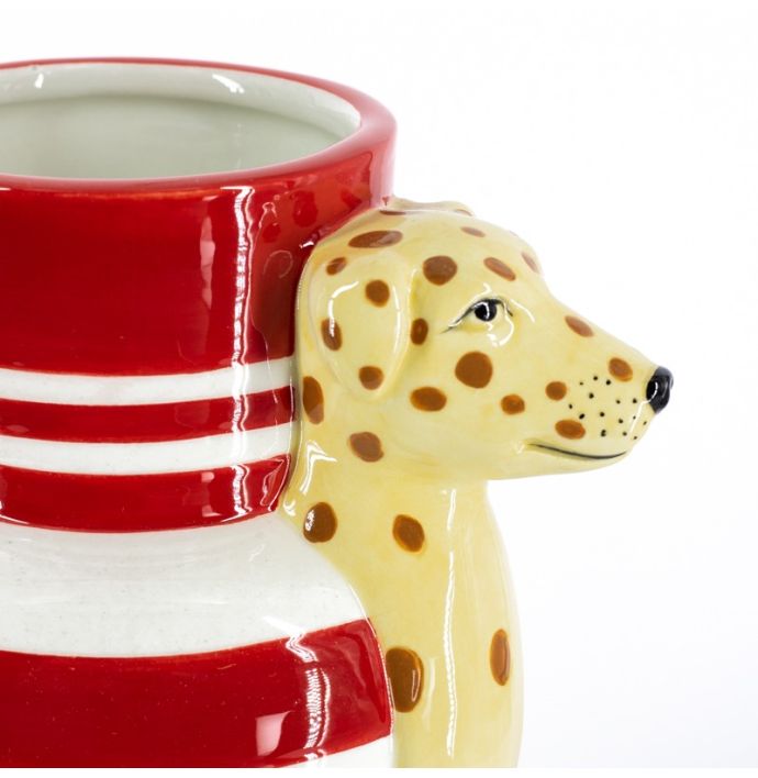 Aardewerk vaas dalmatiër