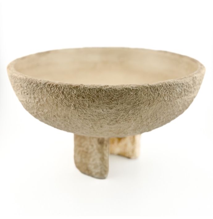 Aardewerk plateau beige