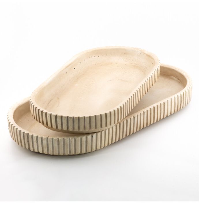 Aardewerk dienblad Zilt S