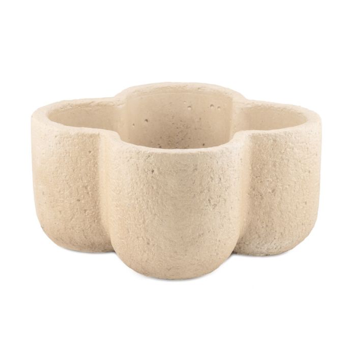 Aardewerk bloempot flower S