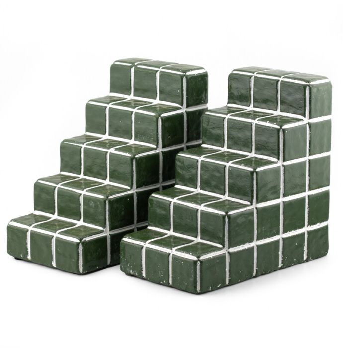 Boekenstandaard set van 2 Moza