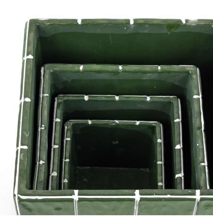 Aardewerk bloempot Moza XS