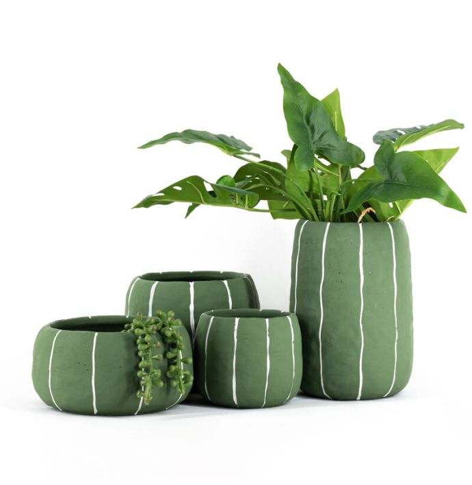 Aardewerk bloempot Verda S