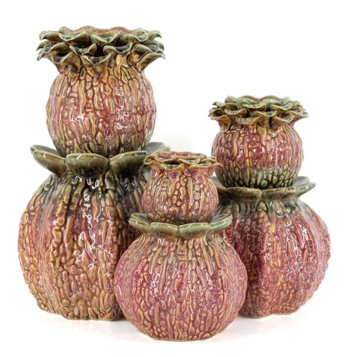 Aardewerk vaas petela 24,5cm