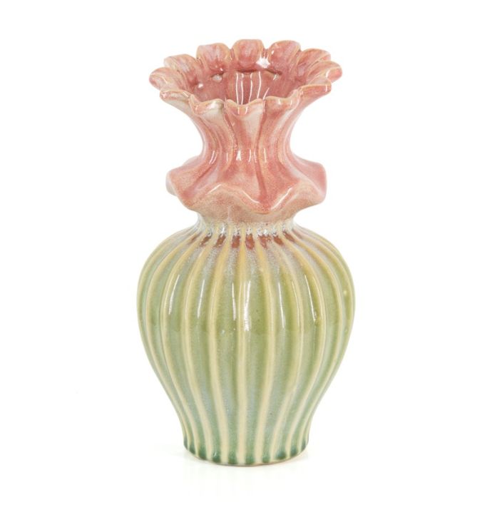 Aardewerk vaas bloma 25,5cm