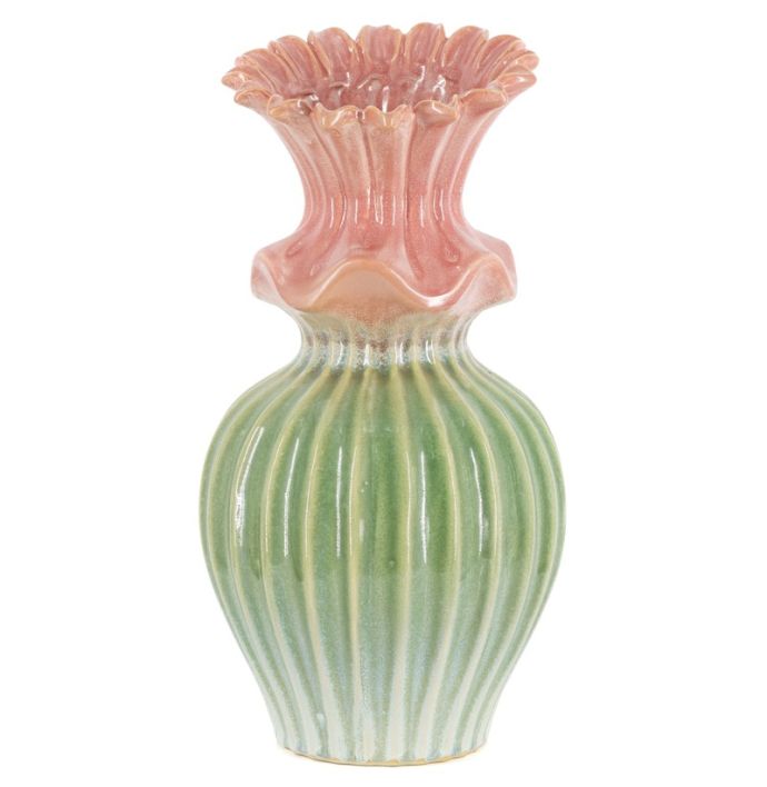 Aardewerk vaas bloma 40cm