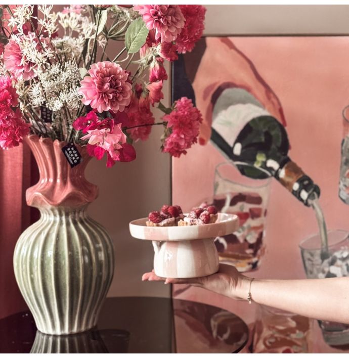 Aardewerk vaas bloma 40cm