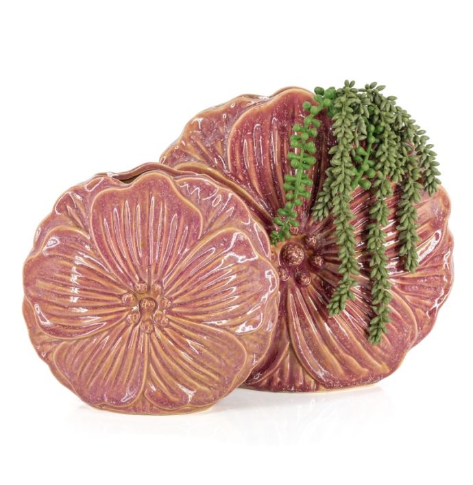 Aardewerk vaas azura 30,5cm