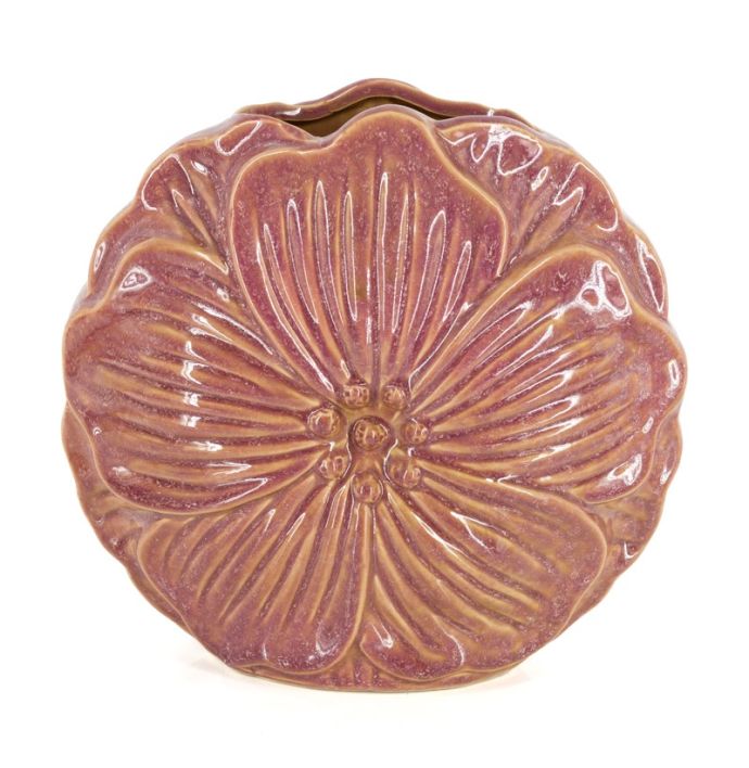 Aardewerk vaas azura 23cm