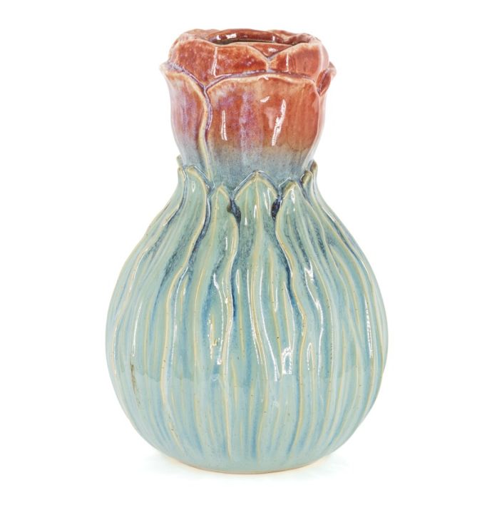 Aardewerk vaas tulora 31,5cm