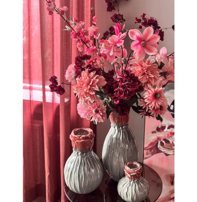 Aardewerk vaas tulora 31,5cm