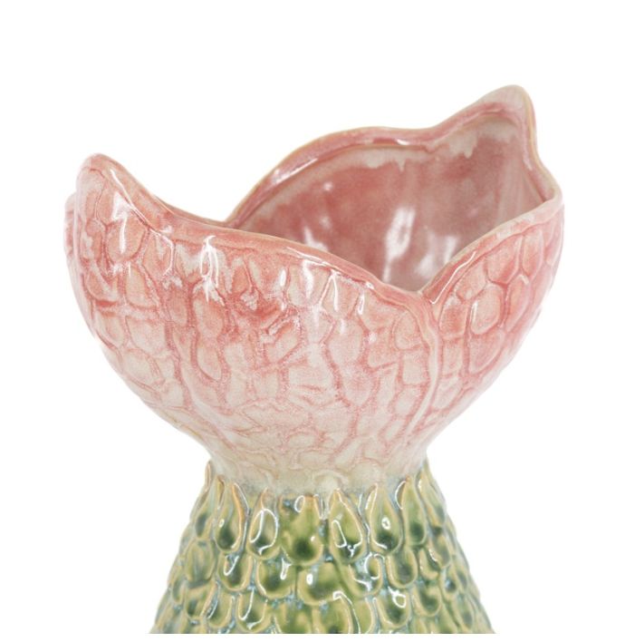 Aardewerk vaas sirena 26cm