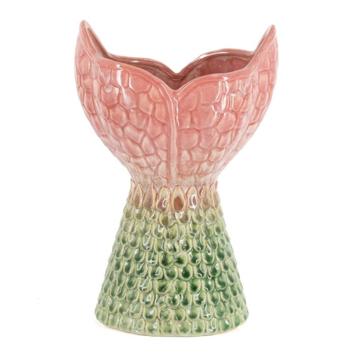 Aardewerk vaas sirena 33cm