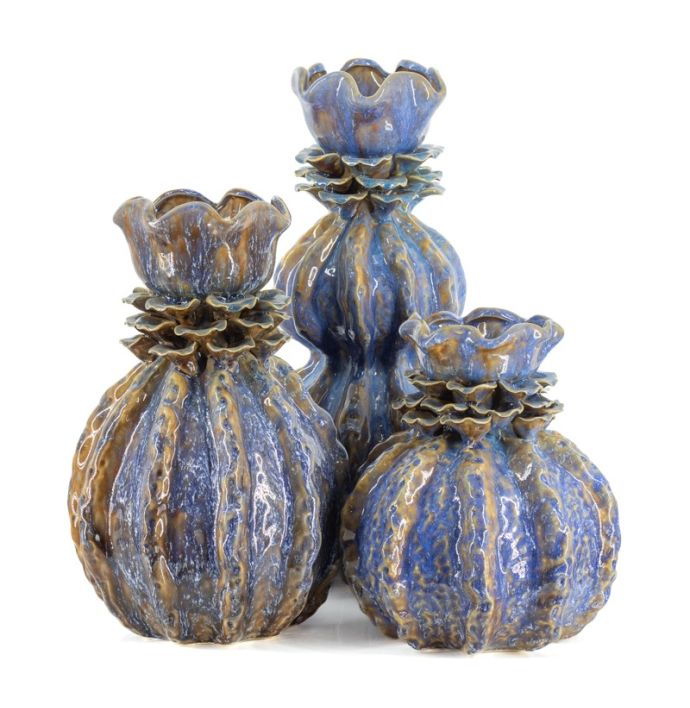 Aardewerk vaas florin 24,5cm