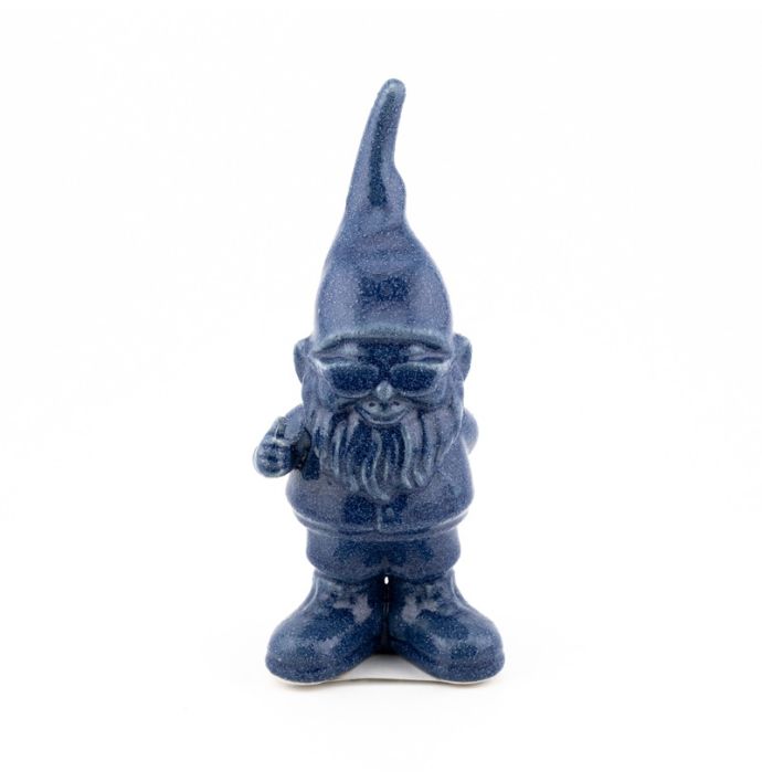 Ornament duimpje omhoog kabouter blauw