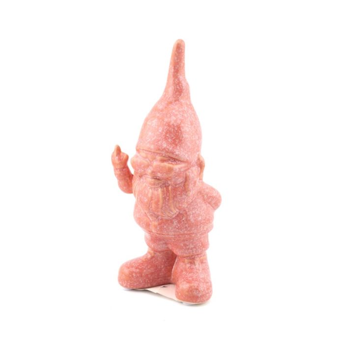 Ornament f*ck you kabouter roze