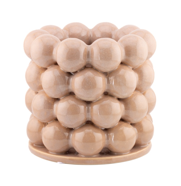 Kaarsenstandaard Orbis L beige