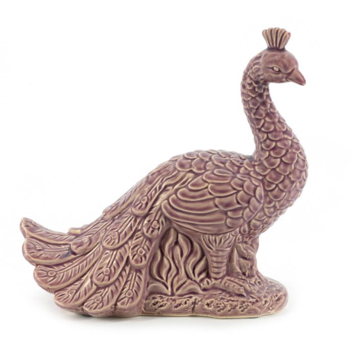 Aardewerk peacock paars