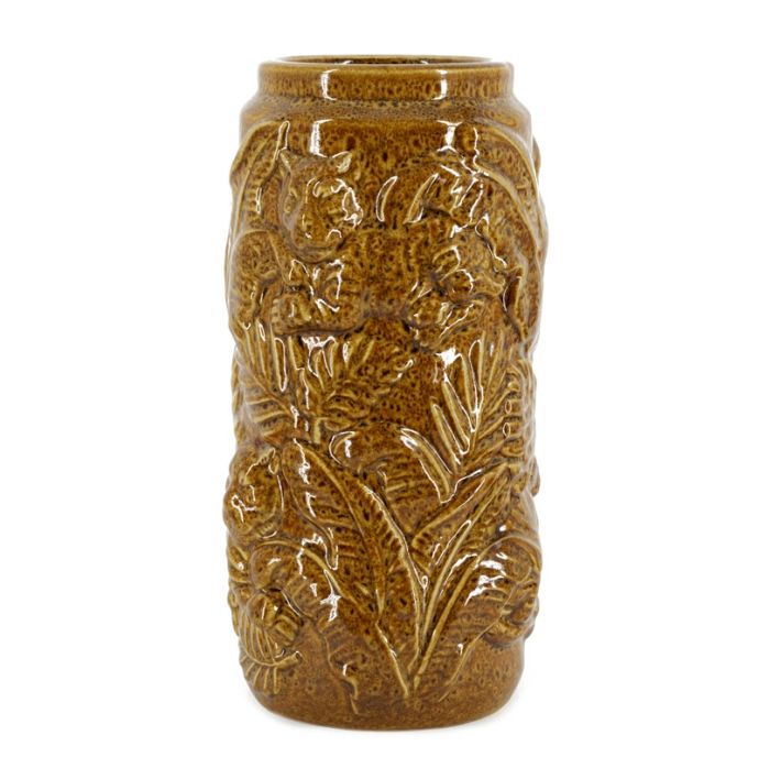 Aardewerk vaas tigers M