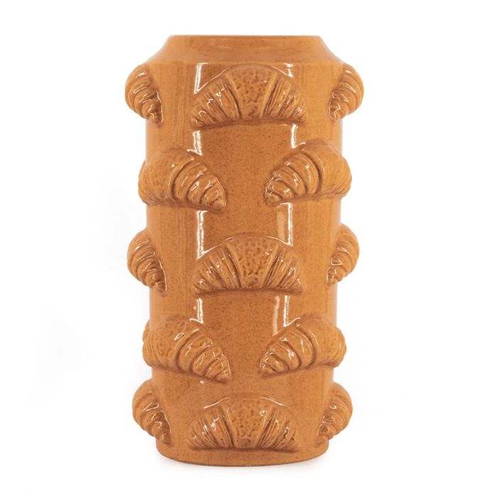 Aardewerk vaas croissants M
