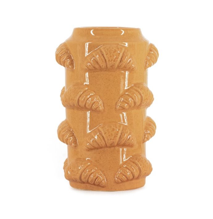 Aardewerk vaas croissants S