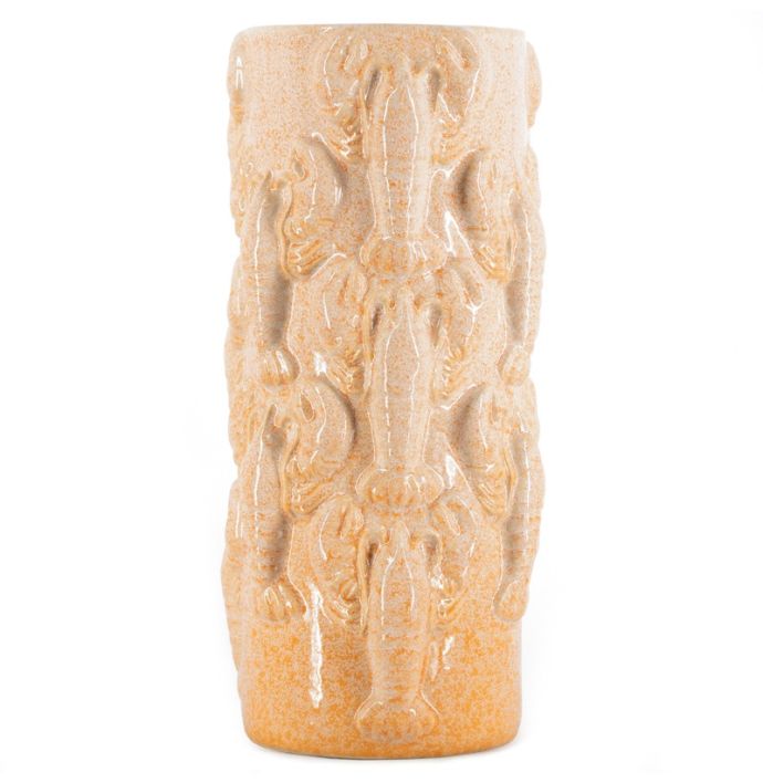 Aardewerk vaas lobsters L