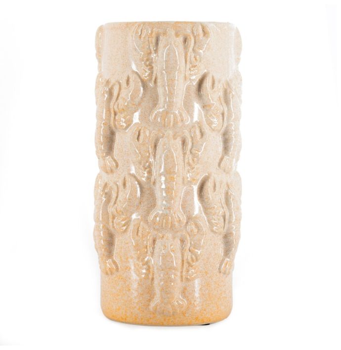 Aardewerk vaas lobsters M