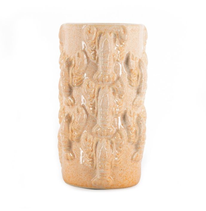 Aardewerk vaas lobsters S