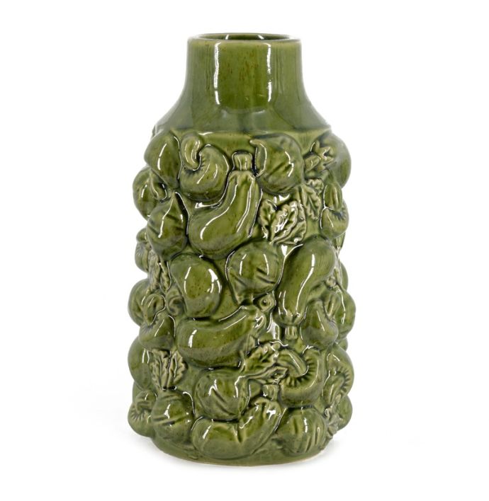 Aardewerk vaas veggies M