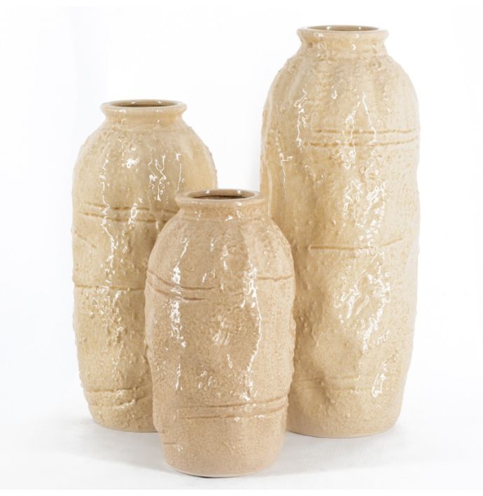 Aardewerk vaas clay L