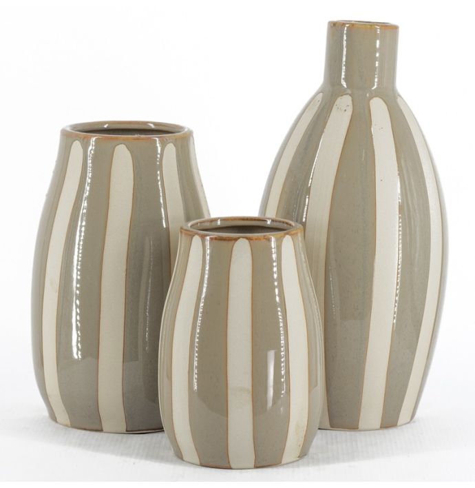 Aardewerk vaas contour L