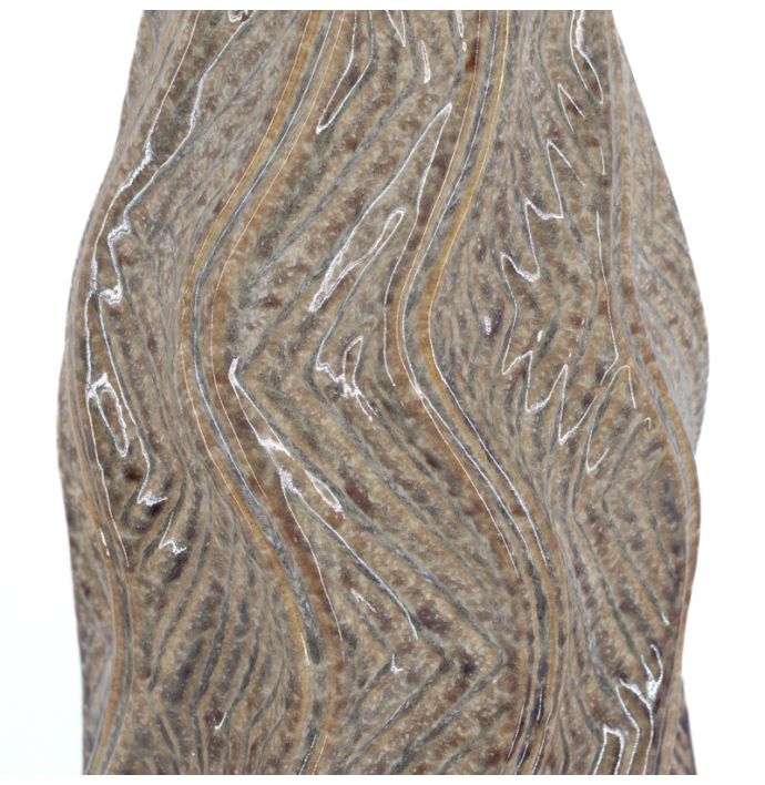 Aardewerk vaas Luva M beige