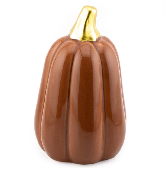 Aardewerk pompoen bruin