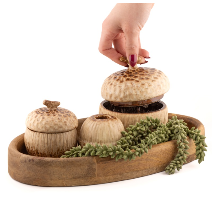 Aardewerk bakje pompoen Stashkin L