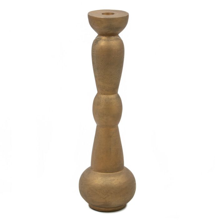 Kaarsenstandaard aluminium brons 