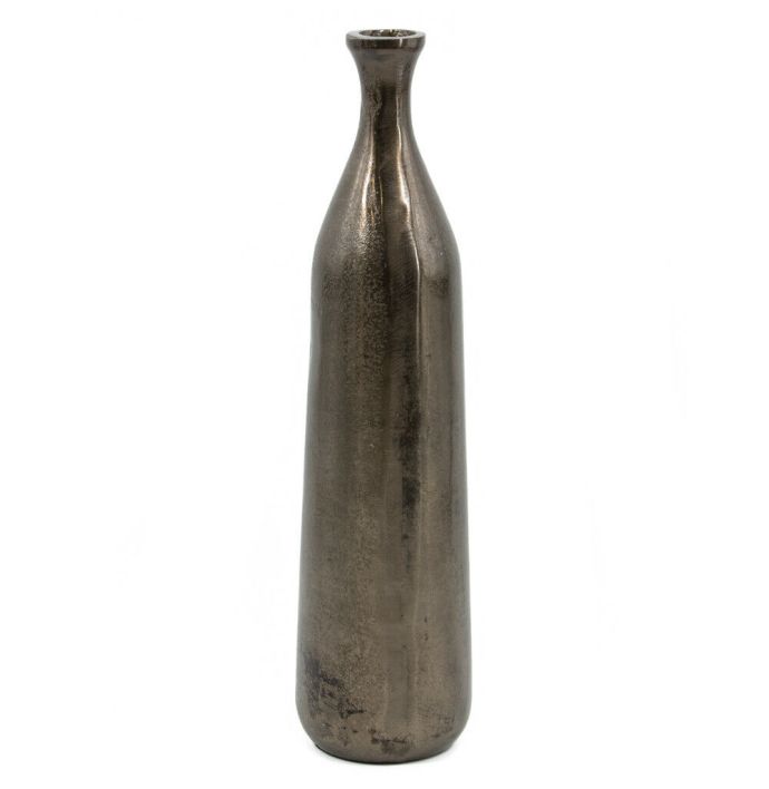Vaas aluminium brass black