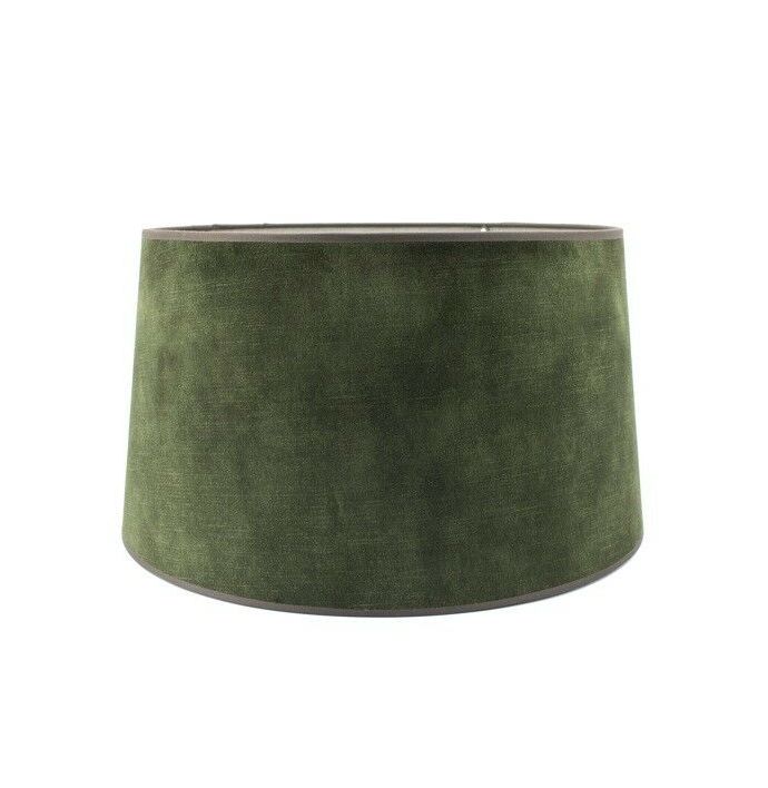 Lampenkap velvet groen