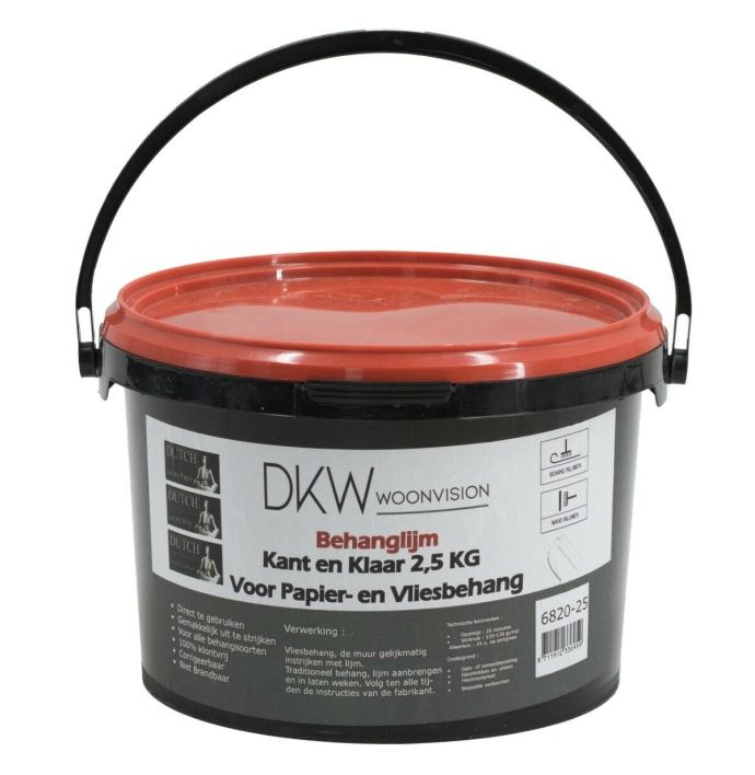 Kant & klare behanglijm 2,5 kg