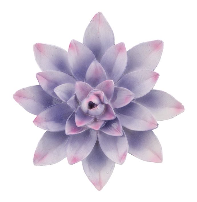 Wanddecoratie bloem paars